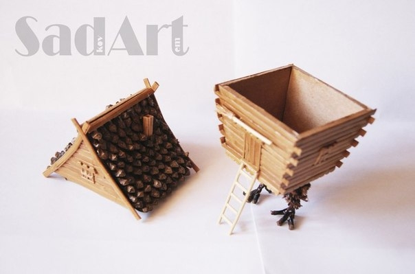 Избушка-шкатулка на курьих ножках