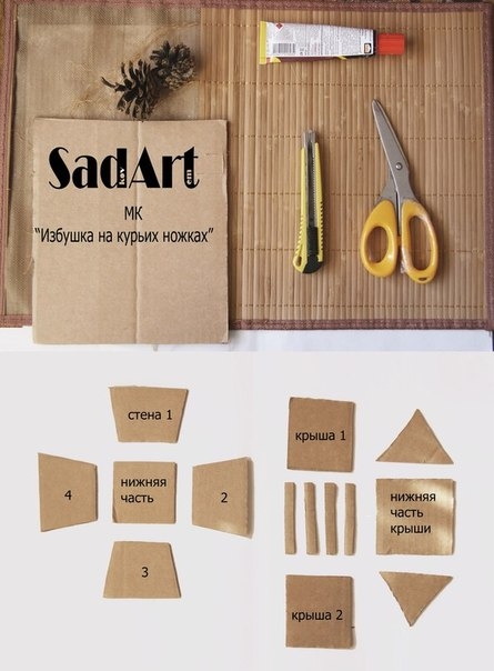 Избушка-шкатулка на курьих ножках