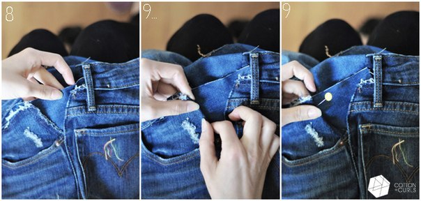 Как увеличить размер джинсов