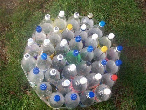 Пуфик из ничего на дачу