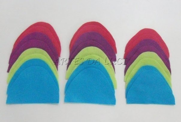 Фетровый цветочек.