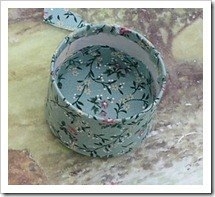 Коробочка для мелочей из ткани