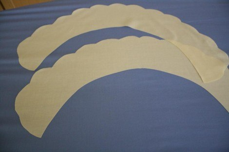 Красивый воротник вышитый бисером