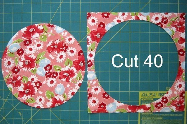 Коврик из лоскутков