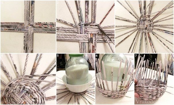 Шкатулка из газет. Мастер-класс Шкатулка из газет. Мастер-класс