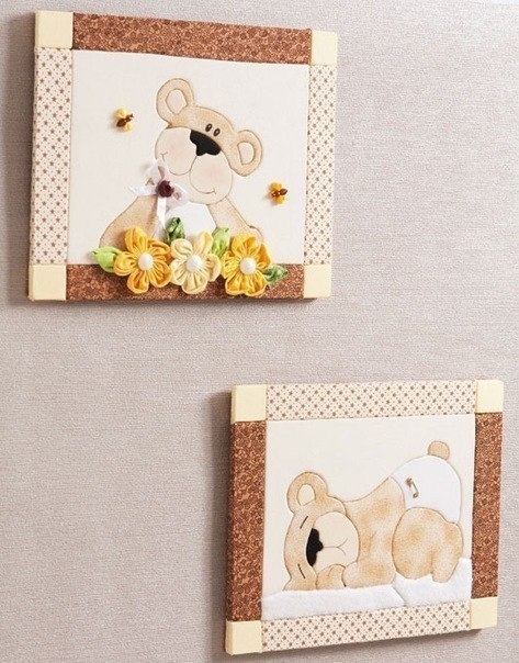 Пэчворк без иголок (основа - пенопласт).