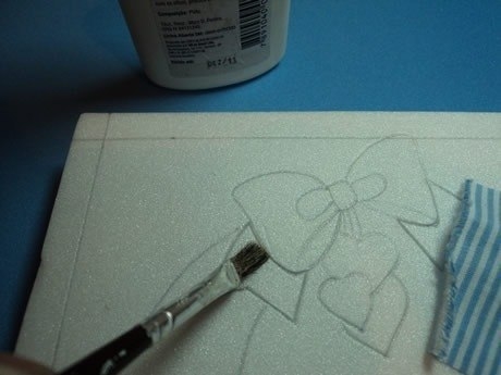 Пэчворк без иголок (основа - пенопласт).