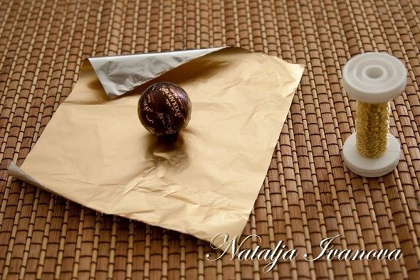 Шикарный букет из конфет.