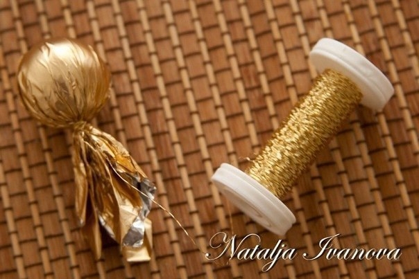 Шикарный букет из конфет.