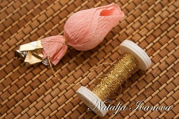 Шикарный букет из конфет.