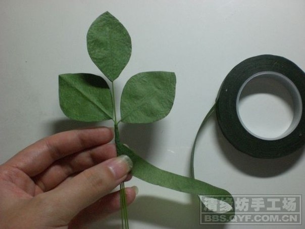 Бумажные розочки. Мастер-класс