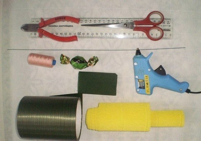 Букет из конфет. Нежные тюльпаны