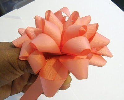 Бант из ленты