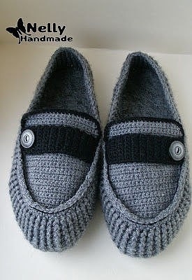 Комнатные мокасины. МК.