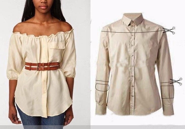 7 способов переделки легкой одежды