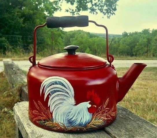 Любителям расписывать домашнюю утварь посвящается