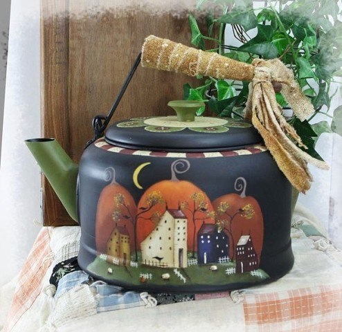 Любителям расписывать домашнюю утварь посвящается