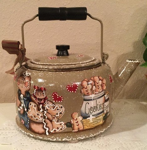 Любителям расписывать домашнюю утварь посвящается