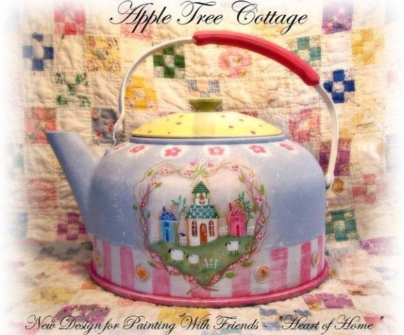 Любителям расписывать домашнюю утварь посвящается