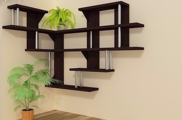 Угловые полки в интерьере Угловые полки в интерьере