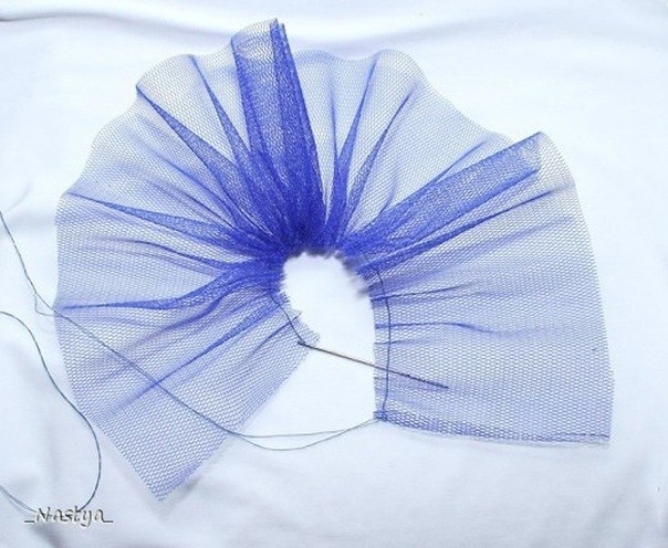 Ёлочка из фатина. Мастер-класс. Ёлочка из фатина. Мастер-класс.