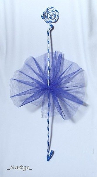 Ёлочка из фатина. Мастер-класс. Ёлочка из фатина. Мастер-класс.