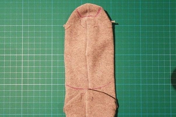 Котик из носка