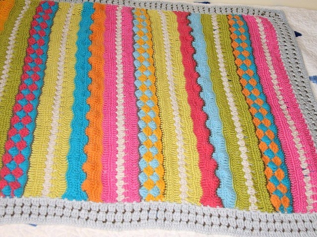 Хлопковый пледик на весну Хлопковый пледик на весну