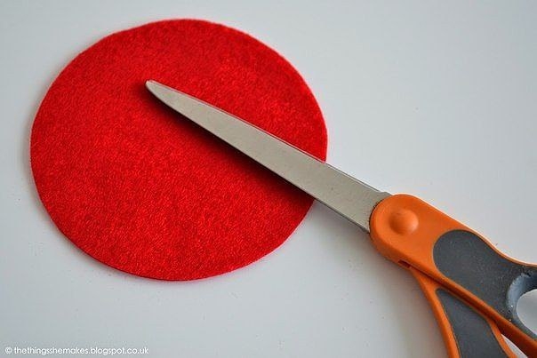 Фетровые маки своими руками.