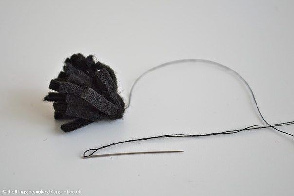 Фетровые маки своими руками.