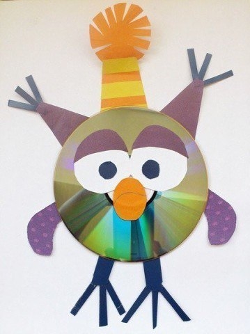 Поделки из дисков. 