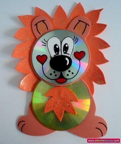 Поделки из дисков. 