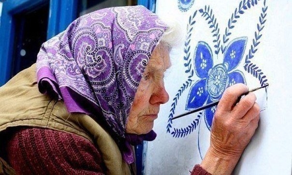 Добрая роспись бабушки Анны (Anežka Kašpárková]) из Моравии