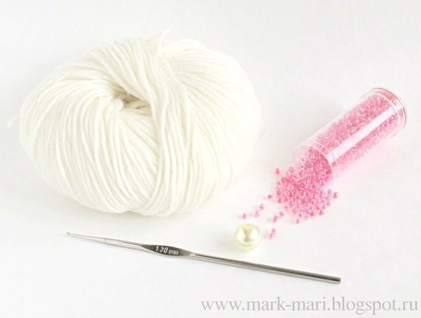 МК Вязанный крючком цветок для украшения заколки МК Вязанный крючком цветок для украшения заколки