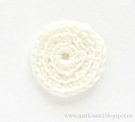 МК Вязанный крючком цветок для украшения заколки МК Вязанный крючком цветок для украшения заколки