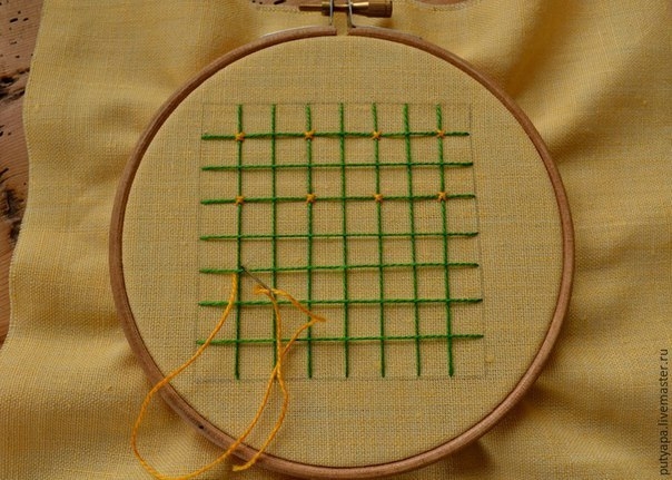 Декоративная сетка, или Крестик для ленивых. Мастер-класс