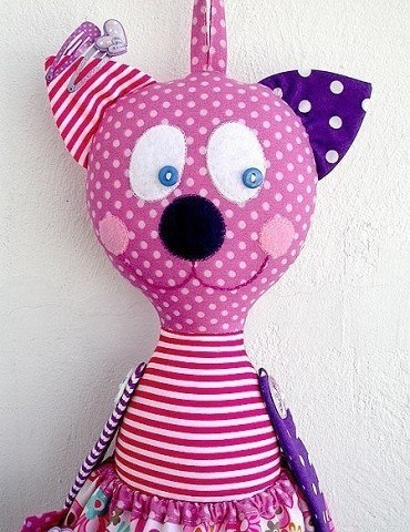 Кошечка – хранительница заколок и резинок. Идея для вдохновения.