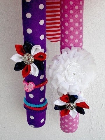 Кошечка – хранительница заколок и резинок. Идея для вдохновения.