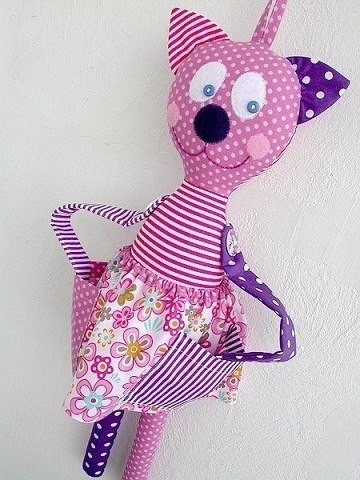 Кошечка – хранительница заколок и резинок. Идея для вдохновения.