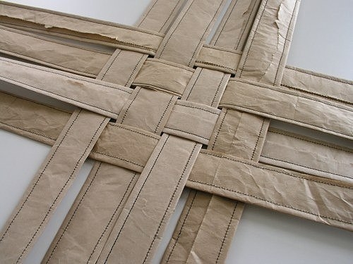 Корзинка из крафт бумаги