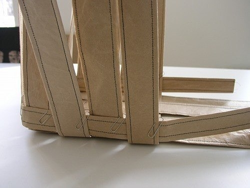 Корзинка из крафт бумаги