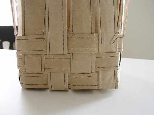 Корзинка из крафт бумаги