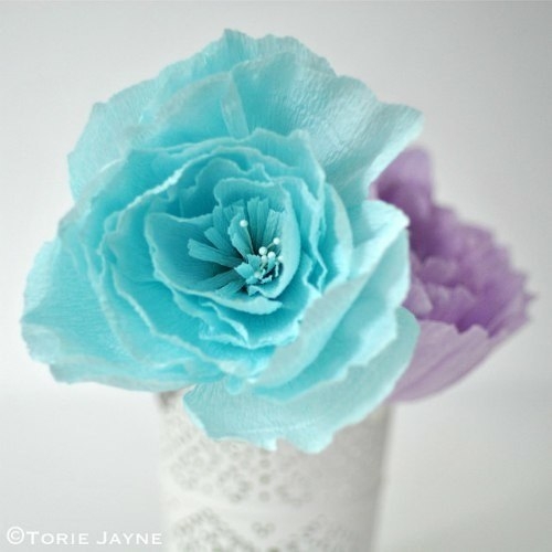 Цветы из гофрированной бумаги Цветы из гофрированной бумаги