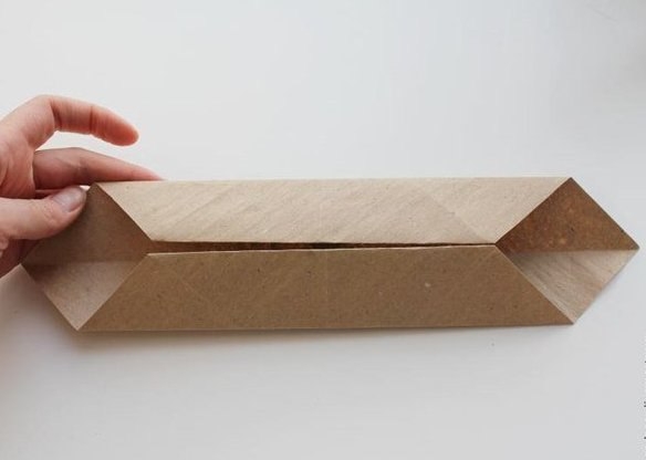 Как быстро сделать коробочку в технике оригами.