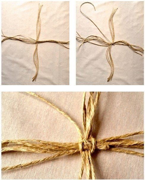 Корзинка из шпагата