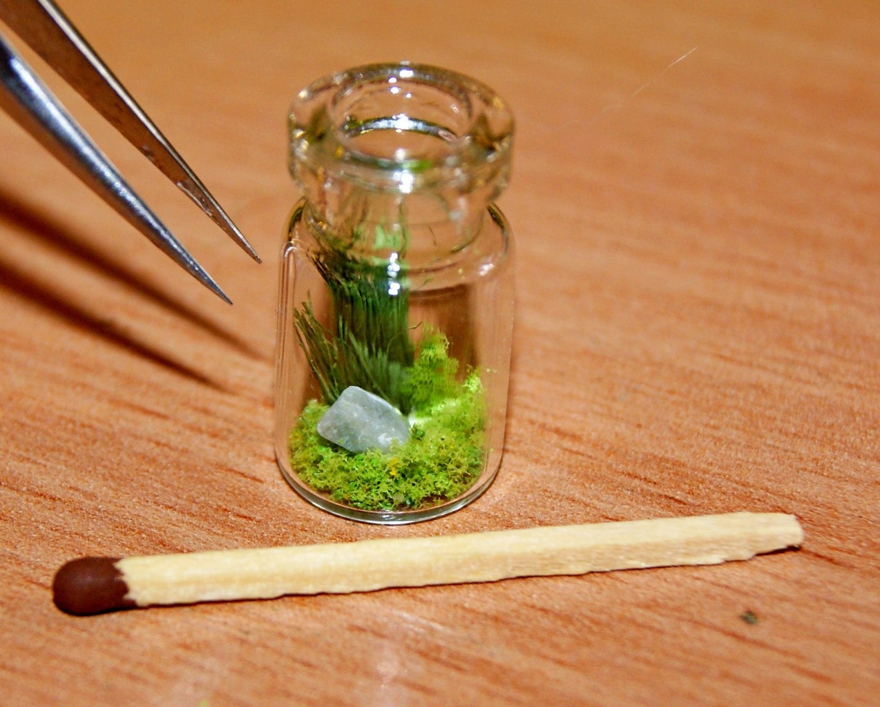 МК по созданию миниатюры в баночке-брелочке МК по созданию миниатюры в баночке-брелочке