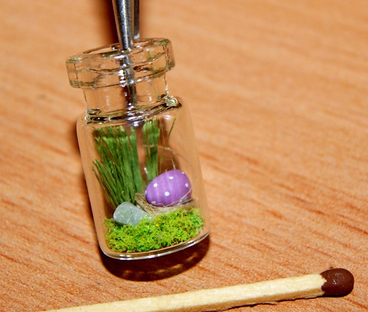 МК по созданию миниатюры в баночке-брелочке МК по созданию миниатюры в баночке-брелочке