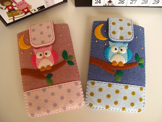 Чехлы из фетра. Идеи. Чехлы из фетра. Идеи.