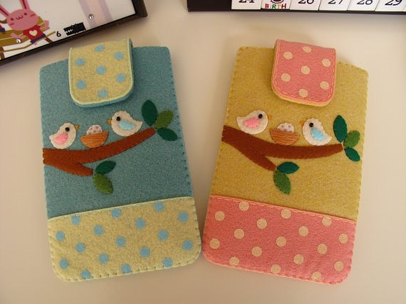 Чехлы из фетра. Идеи. Чехлы из фетра. Идеи.