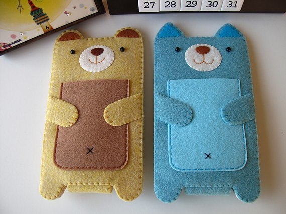 Чехлы из фетра. Идеи. Чехлы из фетра. Идеи.